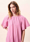 FRNCH DORIS DRESS FRNCH VIOLINE O/S - XS