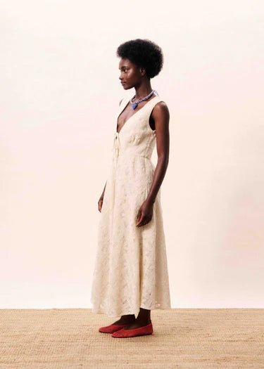 FRNCH FLORIPA DRESS Dresses FRNCH CREME S/M - S
