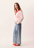 FRNCH HYDRALIS SWEATER FRNCH ROSE S/M - S