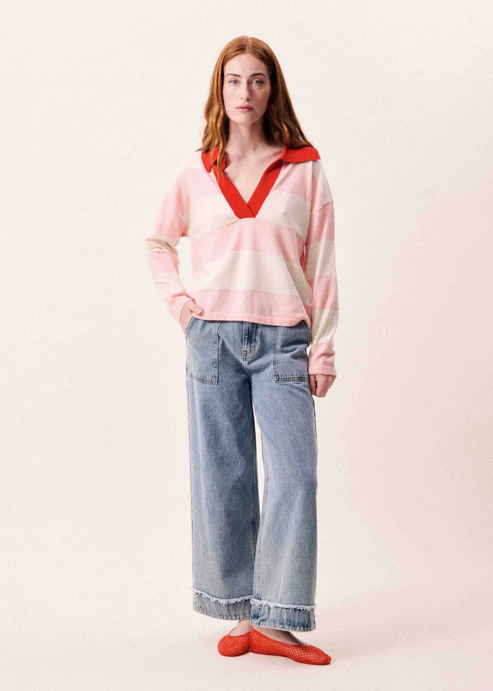 FRNCH HYDRALIS SWEATER FRNCH ROSE O/S - XS
