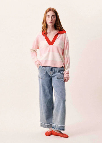FRNCH HYDRALIS SWEATER FRNCH ROSE O/S - XS