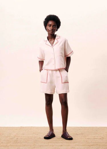 FRNCH ISALYA SHIRT FRNCH ROSE PALE S/M - S