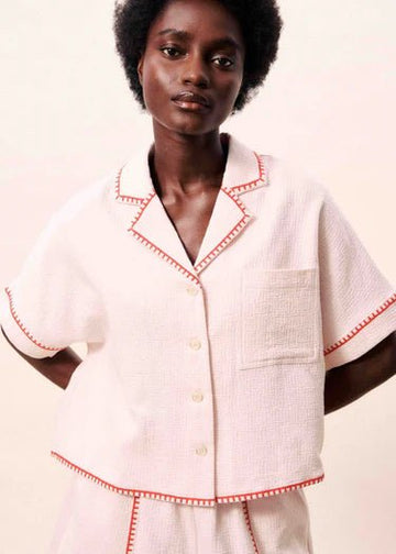 FRNCH ISALYA SHIRT FRNCH ROSE PALE O/S - XS