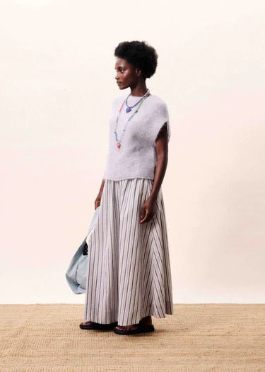 FRNCH KAILANI SKIRT FRNCH BLEU JEAN S/M - S