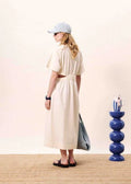 FRNCH MAVERA DRESS FRNCH CREME M/L -M