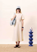 FRNCH MAVERA DRESS FRNCH CREME O/S - XS