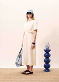 FRNCH MAVERA DRESS FRNCH CREME S/M - S