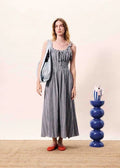FRNCH OBEA DRESS FRNCH BLEU JEAN O/S - XS