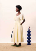FRNCH YEMANJA DRESS FRNCH Beurre S/M - S