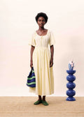 FRNCH YEMANJA DRESS FRNCH Beurre O/S - XS