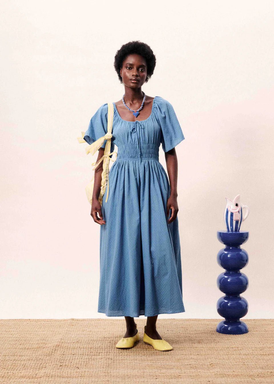 FRNCH YEMANJA DRESS FRNCH BLEU JEAN O/S - XS