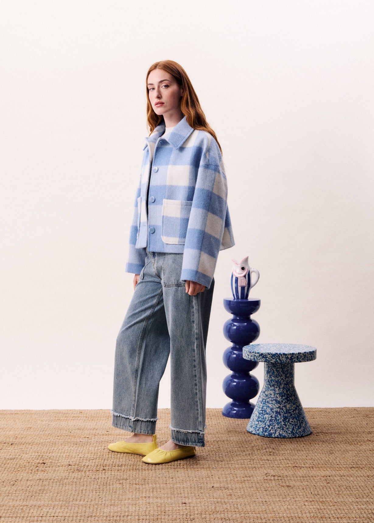 FRNCH YOSEA JACKET Outerwear FRNCH BLEU CLAIR S/M - S