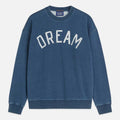 Front Artwork Indigo Washed Loose-Fit Sweatshirt Man Scotch & Soda M Washed Indigo
