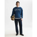 Front Artwork Indigo Washed Loose-Fit Sweatshirt Man Scotch & Soda XL Washed Indigo