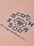 Front Artwork Washed Loose-Fit Sweatshirt Man Scotch & Soda Misty Rose 3XL