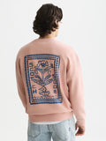 Front Artwork Washed Loose-Fit Sweatshirt Man Scotch & Soda Misty Rose M