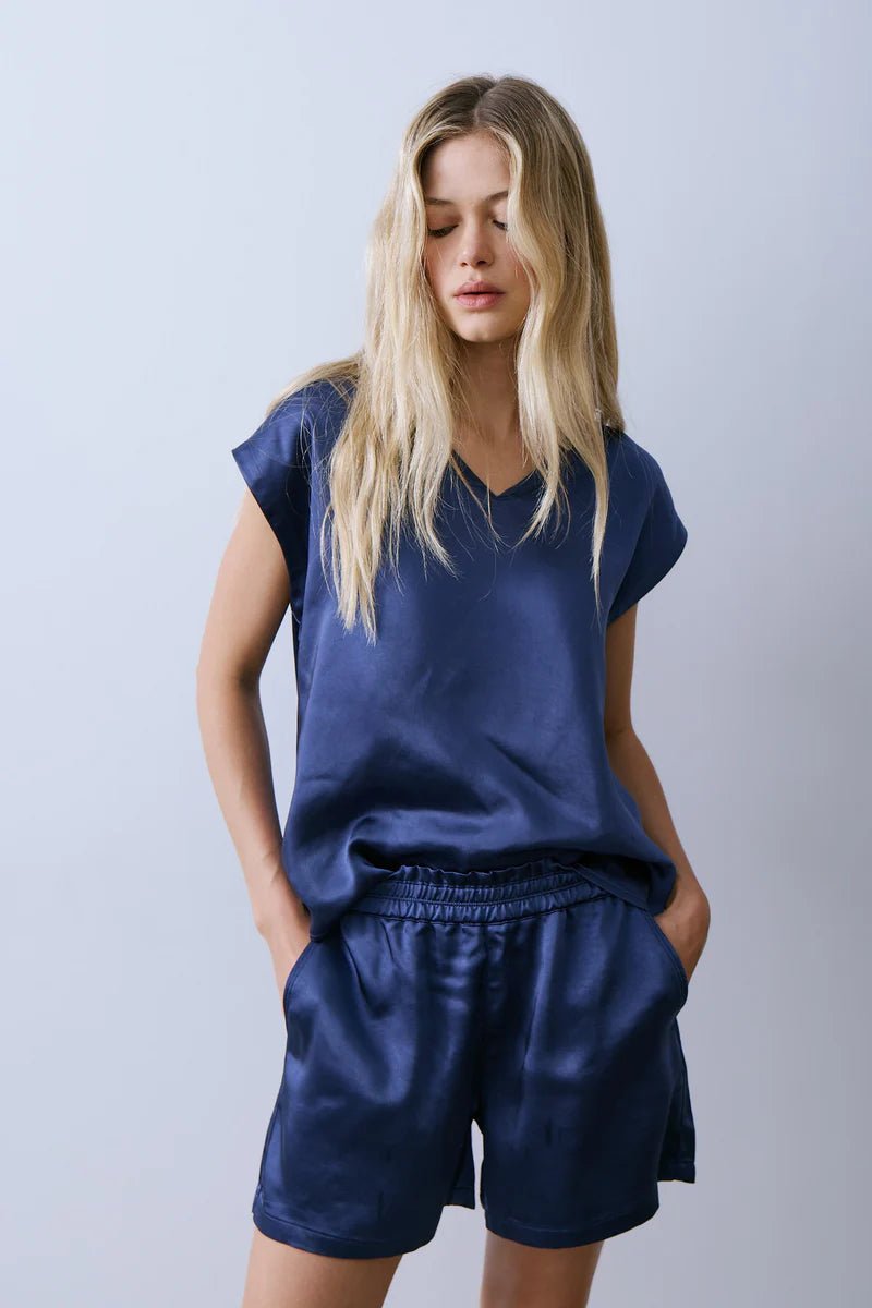 GARICK TOP T-Shirts Melissa Nepton Summer Navy XS