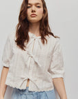 GIANA BLOUSE Blouses Melissa Nepton OFF WHITE S