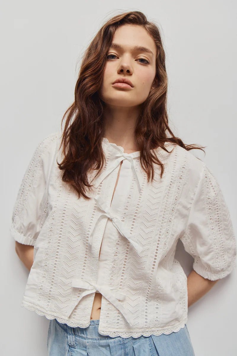 GIANA BLOUSE Melissa Nepton OFF WHITE XS
