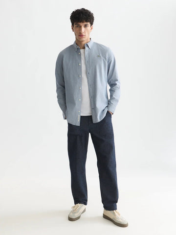 Harper Cotton-Linen Tapered-Fit Chino Man Scotch & Soda Sky Captain 28/30