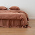 HOUSSE DE COUETTE STONE WASH + TETES ORREILLES DUVET COVER LINEN ME