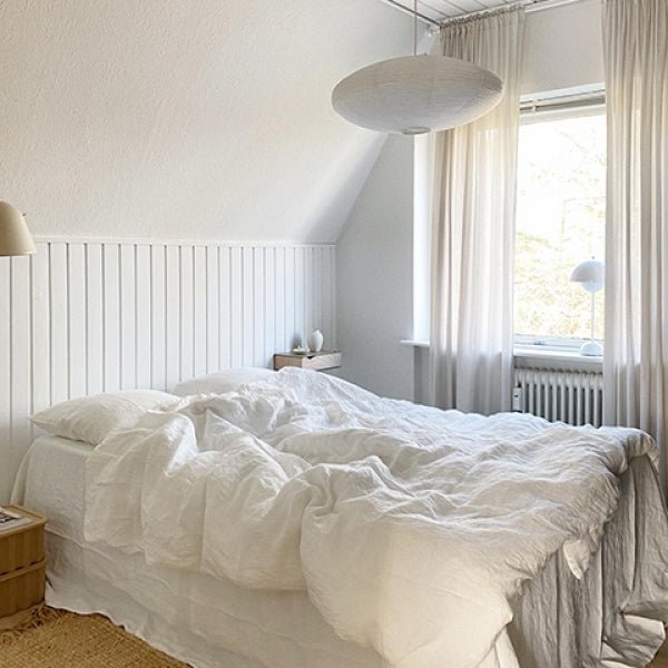 HOUSSE DE COUETTE STONE WASH + TETES ORREILLES DUVET COVER LINEN ME
