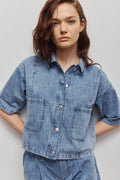 IRINA JACKET Melissa Nepton Med Blue L