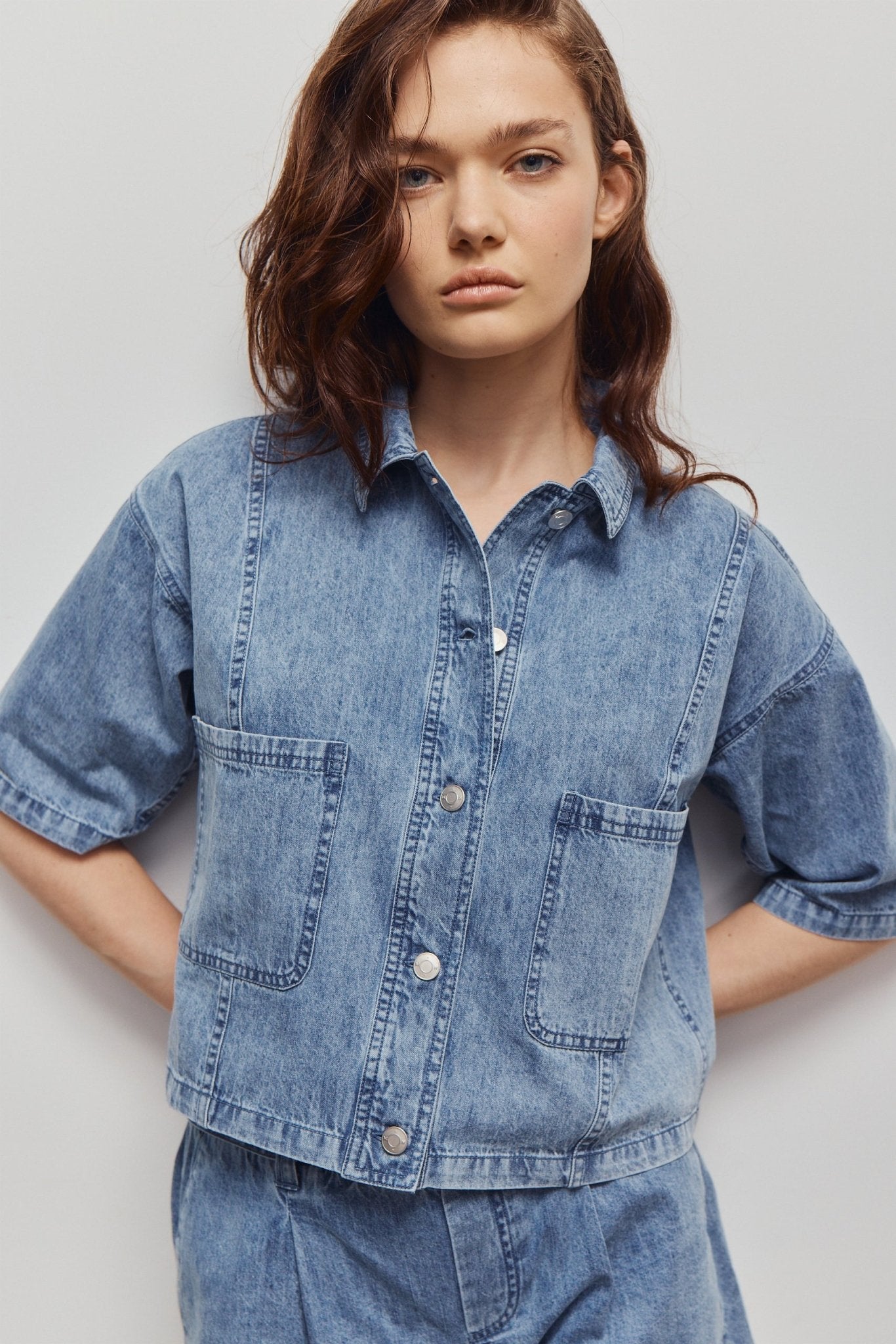 IRINA JACKET Melissa Nepton Med Blue L