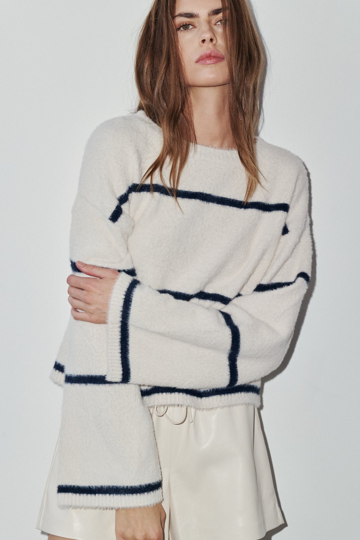 IRO Woman Melissa Nepton XS CREAM/NAVY