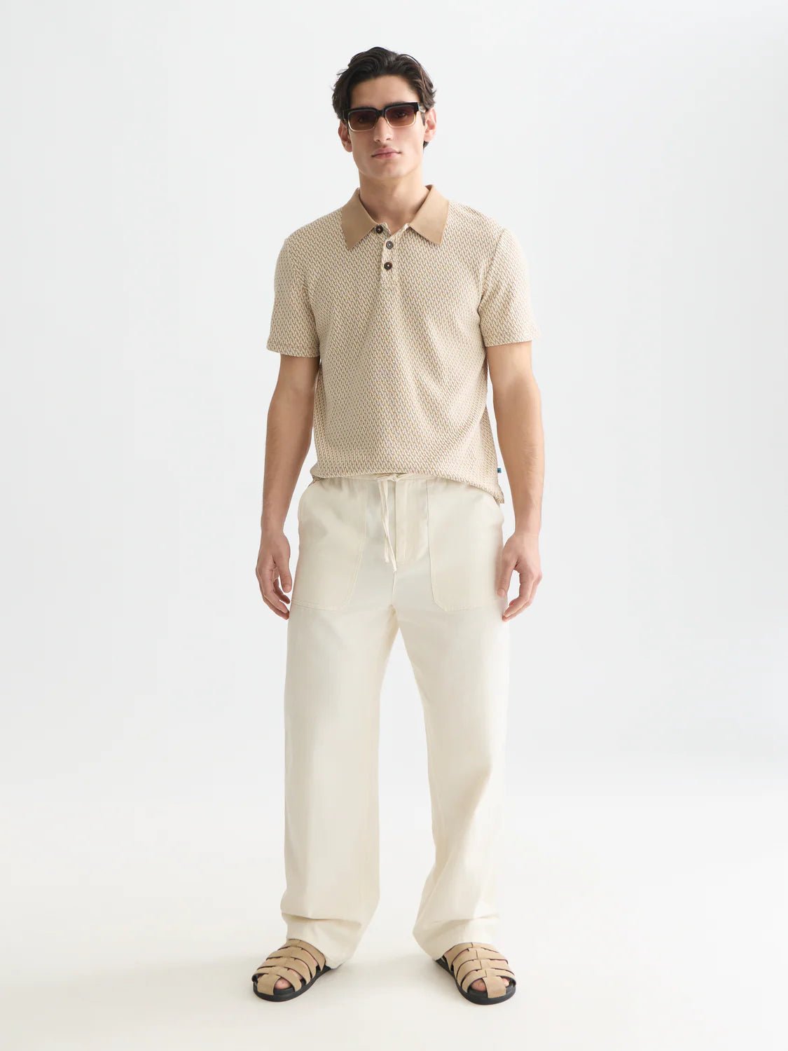 Jacquard Relaxed-Fit Polo Scotch Soda Homme L Amphora