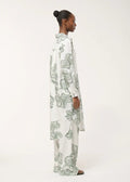 Jasar Dress HUMILITY OFF WHITE/VERT MOUSSE 40