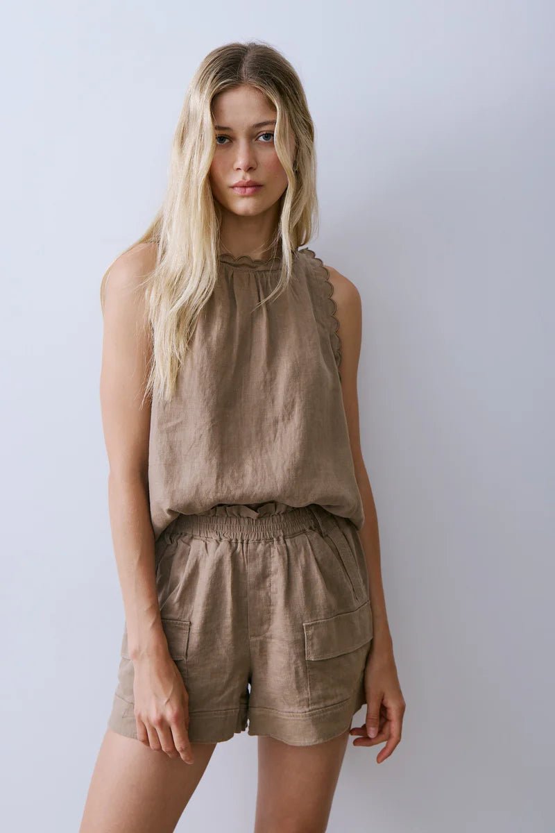 KALLI TOP T-Shirts Melissa Nepton KHAKI XS