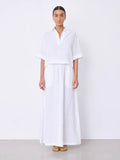 Laia linen polo shirt Polos Notshy BLANC XS