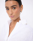 Laia linen polo shirt Polos Notshy BLANC XL