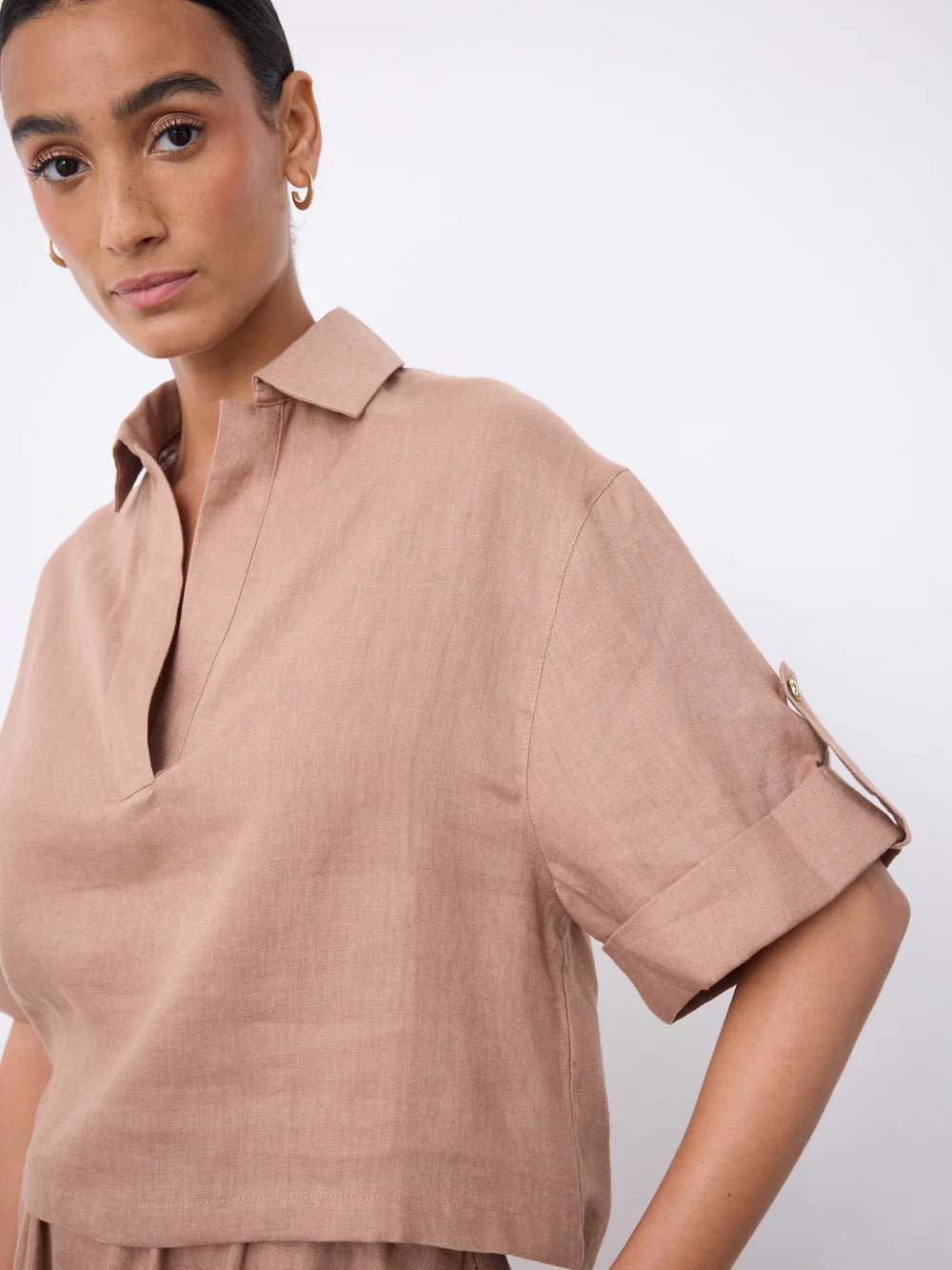 Laia linen polo shirt Polos Notshy