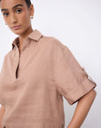 Laia linen polo shirt Polos Notshy