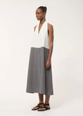 Lavinia Dress HUMILITY BLANC/ANTHRACITE 40