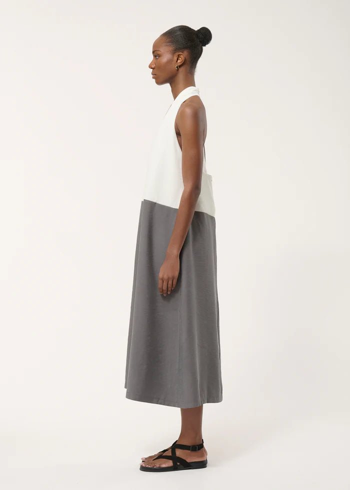 Lavinia Dress HUMILITY BLANC/ANTHRACITE 36