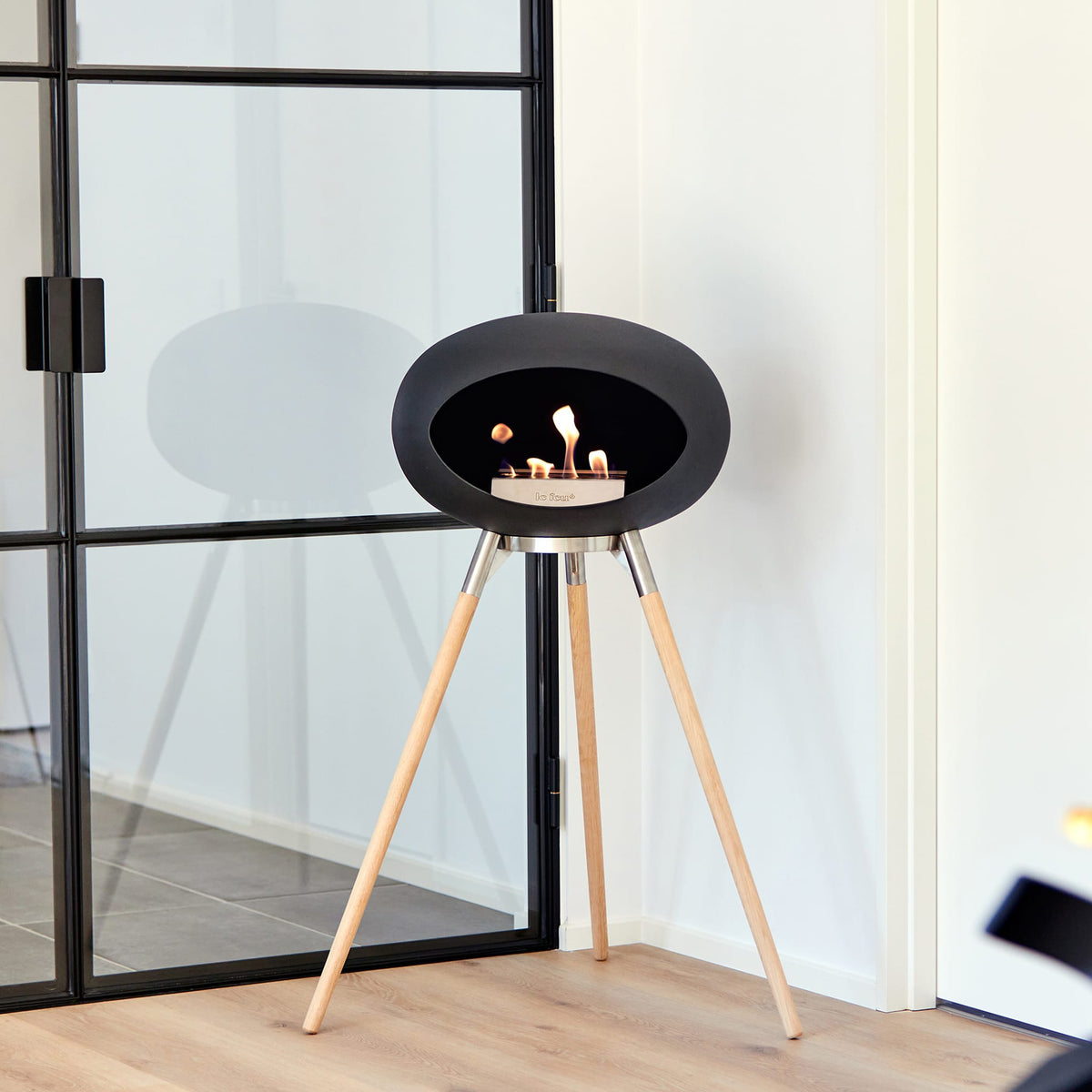 Le Feu Ground High Dome Black Fireplaces Nüline Distribution
