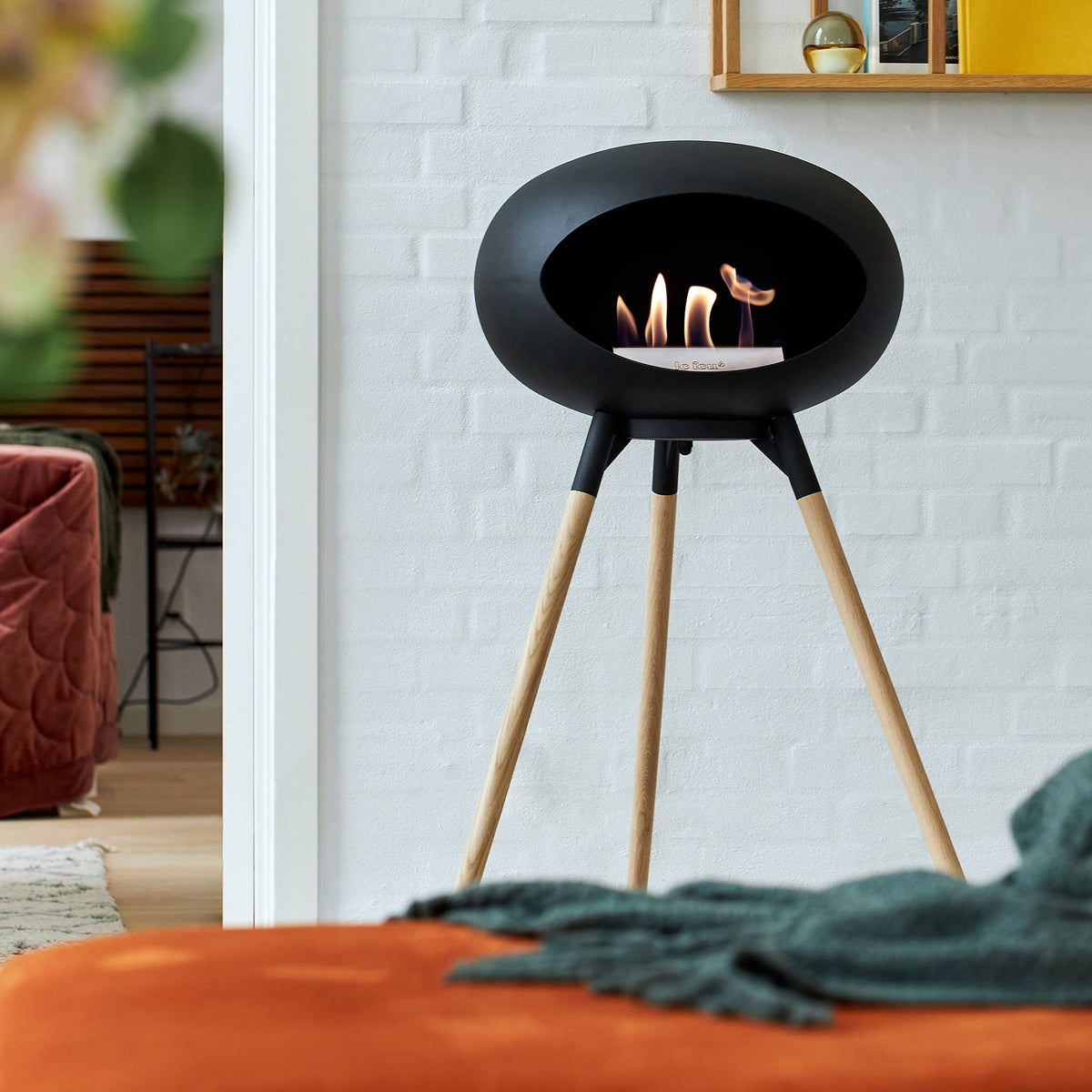 Le Feu Ground High Dome Black Fireplaces Nüline Distribution