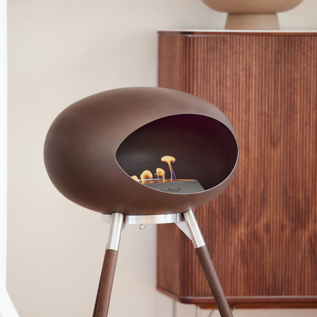 Le Feu Ground High Dome Mocca Fireplaces Nüline Distribution