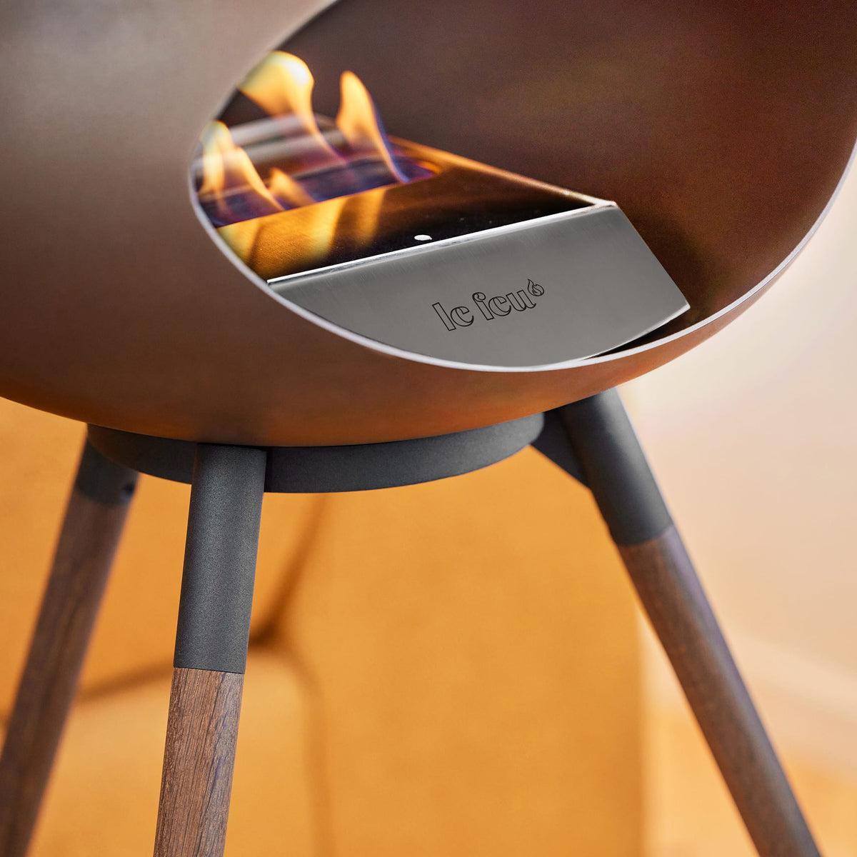 Le Feu Ground High Dome Mocca Fireplaces Nüline Distribution