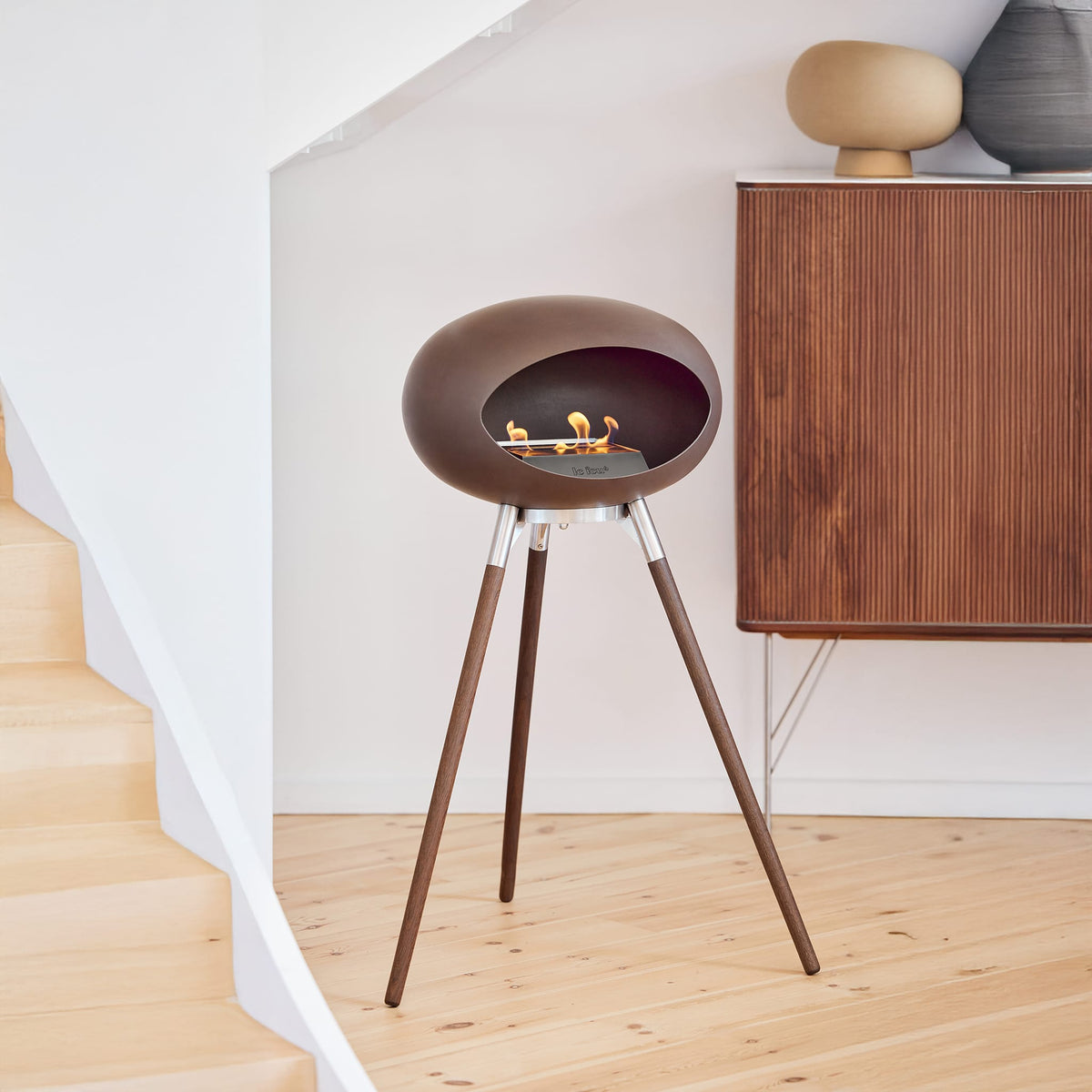 Le Feu Ground High Dome Mocca Fireplaces Nüline Distribution