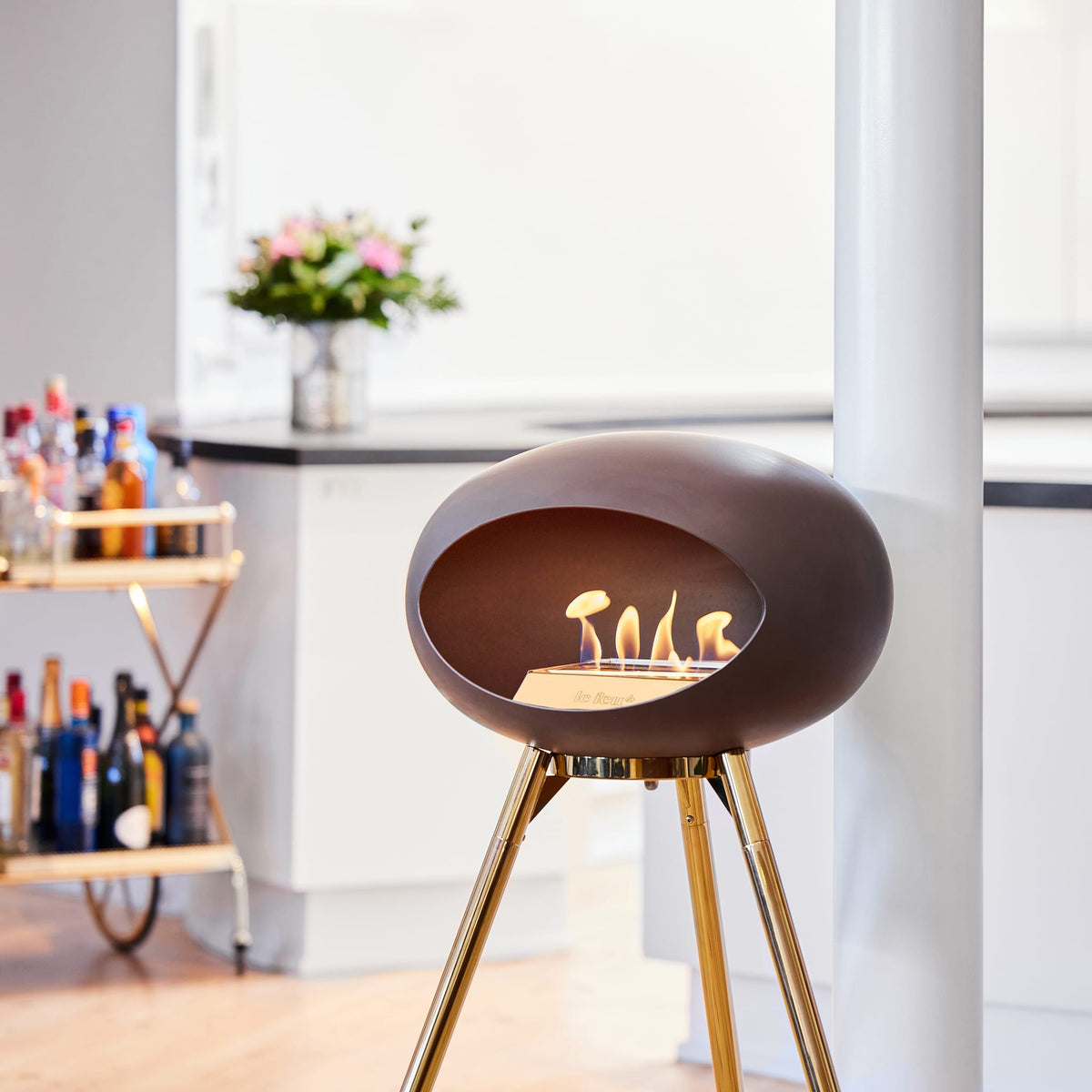 Le Feu Ground High Dome Mocca Fireplaces Nüline Distribution