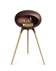 Le Feu Ground High Dome Mocca Fireplaces Nüline Distribution mocca soaptreated oak rose gold burner