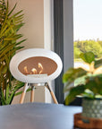 Le Feu Ground High Dome White Fireplaces Nüline Distribution