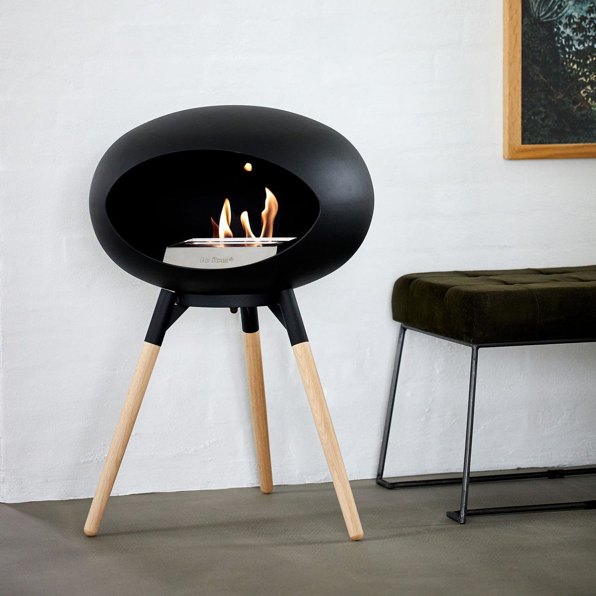 Le Feu Ground Low Dome Black Fireplaces Nüline Distribution