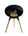 Le Feu Ground Low Dome Black Fireplaces Nüline Distribution black rose gold rose gold burner