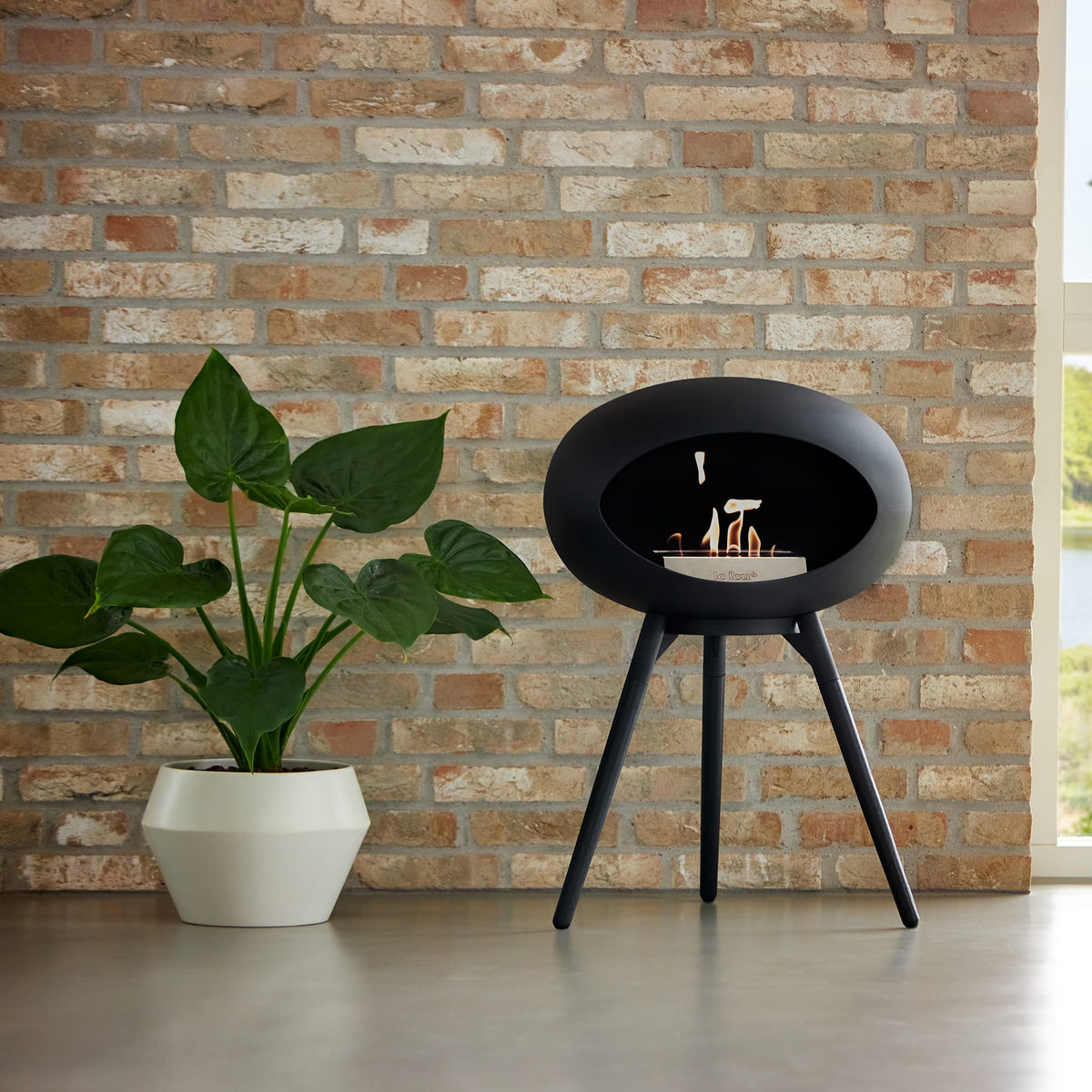 Le Feu Ground Low Dome Black Fireplaces Nüline Distribution