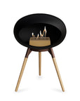 Le Feu Ground Low Dome Black Fireplaces Nüline Distribution mocca soaptreated oak rose gold burner